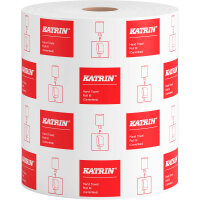 6x Handtuchrolle Katrin M Centerfeed, 1-lagig, weiß, 790 Blatt, 300 m, 20,5 x 38 cm