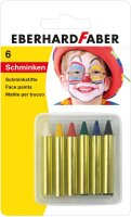 Eberhard Faber 579106 - Schminkstifte-Set mit 6 Farben,...