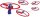 Paul Günther 1646 - Propellerspiel Power Spin, Flugspiel für Kinder ab 6 Jahren, Schnellstarter mit Powerzug, Rotor-Durchmesser ca. 26,5 cm