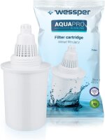 Wessper Alkalische Wasserfilterkartusche (Kompatibel mit Kinetic Water, PureAire, OXA, Phox) 1 Stück, Weiß