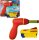 Paul Günther 1542 - Raketen-Spiel Pop Darts, Luftdruck-Raketenwerfer für Kinder ab 4 Jahren, inkl. 1 Weichschaum-Raketen und 2 Weichschaum-Darts
