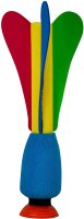 Paul Günther 1554 - Wurfspiel Speed Rocket, ca. 21,5 x 12 cm groß, Rakete haftet an glatten Oberflächen, toller Spielspaß für Kinder ab 3 Jahren, für drinnen und draußen, ideal als Geschenk