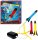 Paul Günther 1556 - Raketen-Spiel Air Rocket² mit Startpumpe und 3 Raketen aus Schaumstoff, für Kinder ab 4 Jahren, toller Spaß am Strand, im Garten oder Park