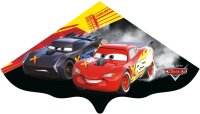Paul Günther 1182 - Kinder-Drachen Disney Cars Lightning McQueen, komplett flugfertig mit Wickelgriff und Schnur, Einleiner-Drachen aus robuster Folie für Kinder ab 4 Jahren
