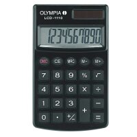 OLYMPIA LCD-1110 Taschenrechner schwarz