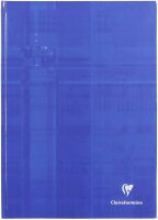 Clairefontaine 90420C Kladde (DIN A4, 21 x 29,7 cm, mit starkem Deckel, 96 Blatt, 90 g, kariert) 1 Stück blau