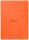 Rhodia 117754C Notizheft Goalbook (DIN A5, 14,8 x 21 cm, Dot, praktisch und trendige, mit weichem Deckel, 90g, elfenbeinfarbigem Papier, 120 Blatt, Gummizug, Lesezeichen) 1 Stück, Tangerine