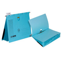 5er Pack ELBA Personalhefter chic ULTIMATE Karton blau