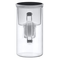 Wessper Wasserfilterkanne aus Glas 2.5 L Kompatibel mit...