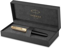 Parker 51 Deluxe Füller | Luxuriöser Schwarzer...