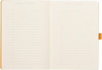Rhodia 117809C - Notizheft Softcover Rhodiarama Goalbook DIN A5 (14,8x21 cm), 120 Blatt, DOT, 2 Lesezeichenbänder, Gummizugverschluss, Cover aus Kunstleder, Fuchsia, 1 Stück