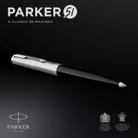 Parker 51 Kugelschreiber | Schwarzer Schaft mit...
