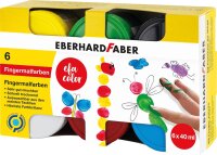 Eberhard Faber 578606 - EFA Color Fingerfarben-Set mit 6...