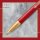 PARKER 2143644 IM Kugelschreiber | Rote Premiumlackierung mit goldenen Zierteilen | Mittlere Schreibspitze mit blauer Nachfüllmine | Geschenkbox