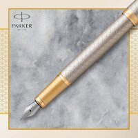 Parker IM Füller | Premium Warm Silver |...