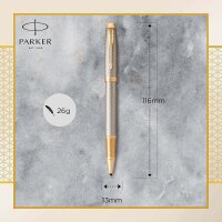 Parker 1931686 IM Tintenroller | Premium Warm Silver |...