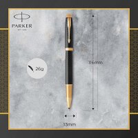 Parker IM Tintenroller | Premium Black | feine Spitze |...