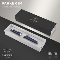 Parker IM Füller | Matte Blue | Füllfederhalter Feine Spitze | Geschenkbox