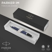 Parker IM Kugelschreiber | Matte Blue | Mittlere Spitze | Blau | Geschenkbox