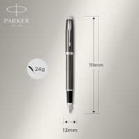 Parker IM Füller | Dark Espresso | Füllfederhalter Mittlere Spitze | Geschenkbox