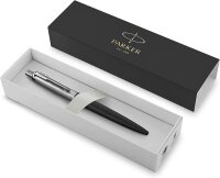 Parker Jotter XL Kugelschreiber | Richmond Matte Black | Mittlere Spitze | Blaue Tinte | Geschenkbox