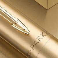 Parker Jotter XL Kugelschreiber | Monochrome Mattgold | mittlere Stiftspitze | blaue Tinte | Geschenkbox