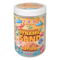 Tuban Dynamischer Sand / Dynamic Sand / Indoor Spielsand / Magic Sand 1KG Natur