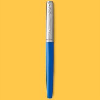 Parker Jotter Originals Füller | Klassisches Blau | Füllfederhalter Mittlere Spitze | blaue Tinte