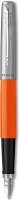Parker Jotter Originals Füller | Klassisches Orange | Füllfederhalter Mittlere Spitze | blaue Tinte