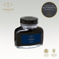 Parker Quink Füllertinte im Tintenfass | blauschwarz | 57 ml