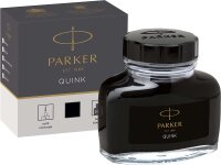 Parker Quink Füllertinte im Tintenfass | schwarz | 57 ml