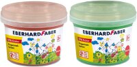 Eberhard Faber 578802 - EFA Color Metallic Fingerfarben-Set mit 4 Farbtöpfchen zu je 100 ml, schnelltrocknend und auswaschbar, zum Mischen und für kreativen Malspaß