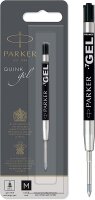 Parker Gelstifteminen | mittlere Schreibspitze (0,7 mm) | schwarze QUINK Tinte | 1 Stück