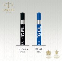 Parker QUINK Nachfüllmine für Geltinte | mittlere Schreibspitze (0,7 mm) | blau | 1 Stück