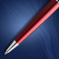 Waterman Expert Kugelschreiber | dunkelrot mit Chromzierteilen | Mittlere Spitze | Blaue Tinte | Geschenkbox
