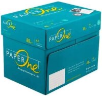 PAPEROne Copier 80g/m² DIN-A4 2500 Blatt Premium Kopierpapier weiß