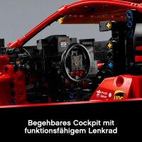 LEGO 42125 Technic Ferrari 488 GTE “AF Corse #51” Supersportwagen, Exklusives Sammlermodell, Sammlerset für Erwachsene