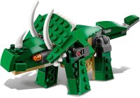 LEGO 31058 Creator Dinosaurier Spielzeug, 3in1 Modell mit T-Rex, Triceratops und Pterodactylus Figuren, Bausteine Set, Geburtstagsgeschenk für Kinder
