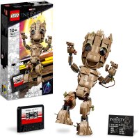 LEGO 76217 Marvel Ich Bin Groot Spielzeug zum Bauen, Set...