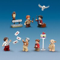 LEGO 75968 Harry Potter Ligusterweg 4, Spielzeug-Haus mit Ford Anglia sowie Minifiguren von Dobby und Familie Dursley