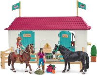 schleich 42551 Horse Club Lakeside Pferdehof, für Kinder ab 5 Jahren, Horse Club - Spielset