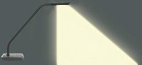 Unilux LED Schreibtischlampe Sensation, dimmbar, schwarz [Energieklasse F]