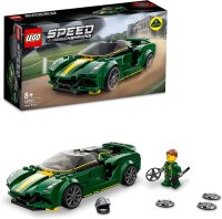 LEGO 76907 Speed Champions Lotus Evija Bausatz für Modellauto, Spielzeug-Auto, Rennwagen für Kinder, 2022 Kollektion
