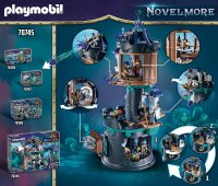 PLAYMOBIL Novelmore 70745 Violet Vale - Zaubererturm, Ab 4 Jahren