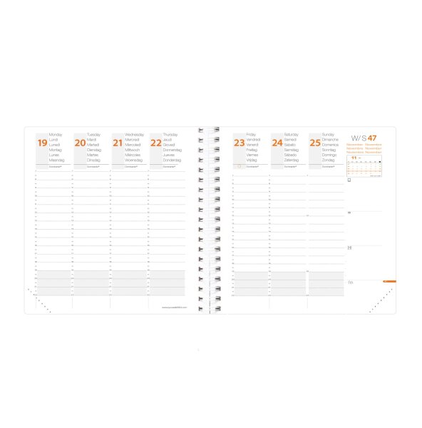 Quo Vadis Kalender-Einlage Time & Life ML Medium 2024: Einlage Terminkalender: Taschenformate