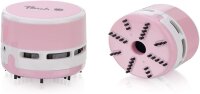 Peach PA105 Mini Staubsauger | 1 Stück | batteriebetrieben (2X AA) | hohe Saugkraft | pink