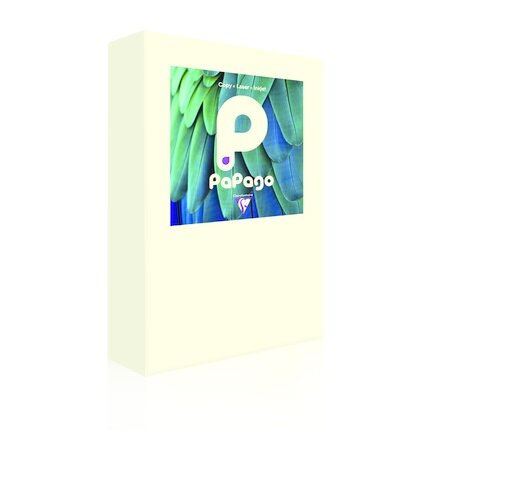 Clairefontaine Papago Pastell, A4, 100g, 500 Blatt - Elfenbein