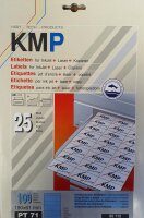 KMP PT 71 190x61mm 100 Stück 25 Blatt