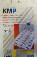KMP Etiketten 190 x 61mm 100 St. 25 Blatt