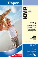 KMP PT45 Fotopapier glossy 280g A4 Premium Quality